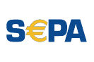 SEPA direct debit logo whydonate Donation button EN
